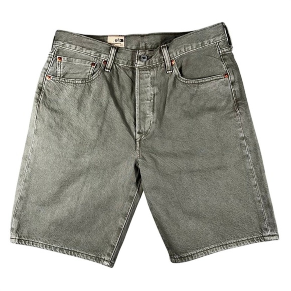 Levi Strauss‎ 501 Button Fly Shorts Sage Green 31"-32" Waist by 9" Inseam NWT